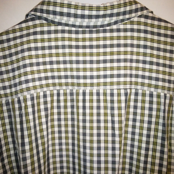 The NORTH FACE Poplin Plaid Button up Shirt Men's Size XLarge - Picture 8 of 9